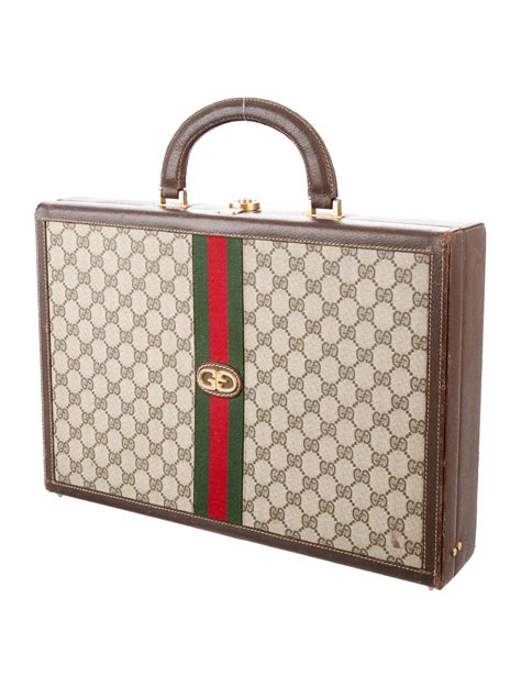 gucci breif case|Gucci briefcase vintage.